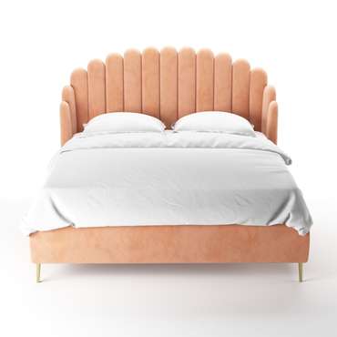 Кровать Amira 180х200 светло-розового цвета 
