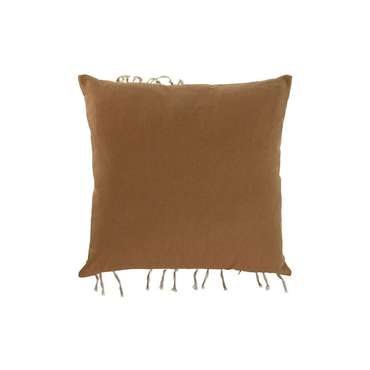 Декоративная подушка Boho 45x45 коричнево-бежевого цвета