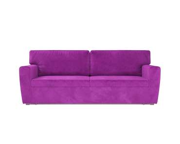 Прямой диван-кровать Оскар фиолетового цвета