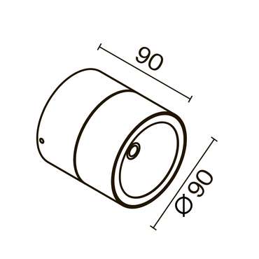 Потолочный светильник Outdoor O310CL-L7W3K Spin Outdoor