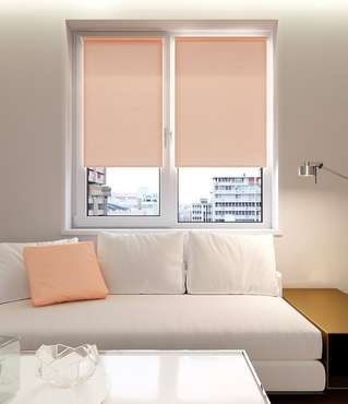 мини ролета Лестер 120х175 пудра