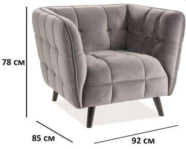 Кресло Castello 1 темно-бежевого цвета