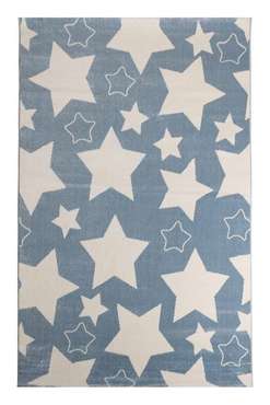Ковер детский Kids Stars 160х230 голубого цвета