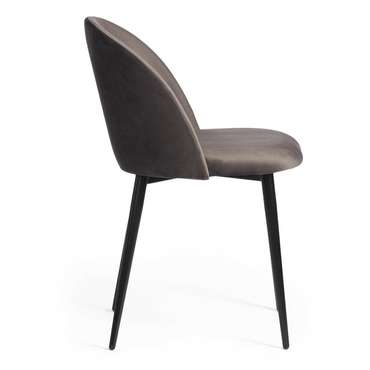 Набор из четырех стульев Monro темно-серого цвета