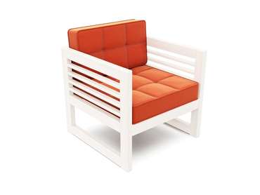 Кресло Сега оранжевого цета