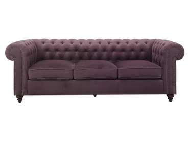 Диван Chester Classic фиолетового цвета 