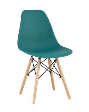 Стул Dsw Eames изумрудного цвета