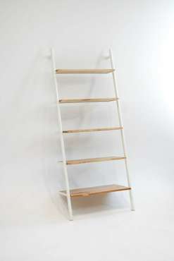 Стеллаж Ladder бело-бежевого цвета
