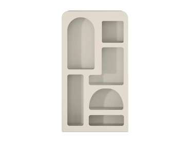 Стеллаж вертикальный Castellana серо-бежевого цвета