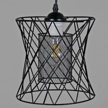 Подвесной светильник 70071-3.4-01 BK (металл, цвет черный)