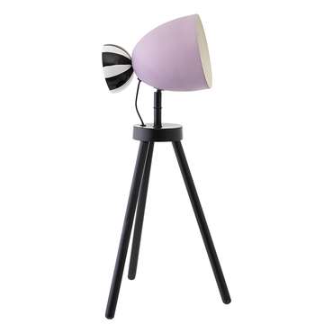 Светильник настольный Anniken с плафоном бело-лилового цвета