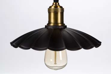 Подвесной светильник Flared темно-коричневого цвета