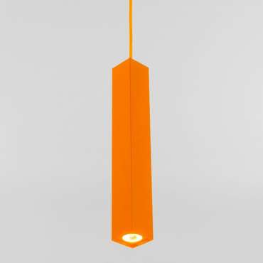 Подвесной светодиодный светильник 50154/1 LED оранжевый Cant