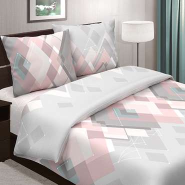 КПБ 'Insight' 2,0 спальный, поплин, 100% хлопок, пл. 118 гр./кв.м., 'Сияние'