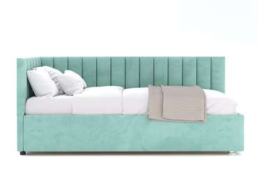 Кровать Negga Mellisa 90х200 мятного цвета с подъемным механизмом левая