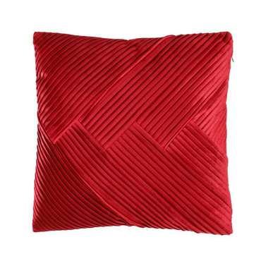 Декоративная подушка Shoura 45х45 красного цвета