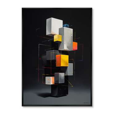 Репродукция картины Disassembled colors, No 2, 2024г.