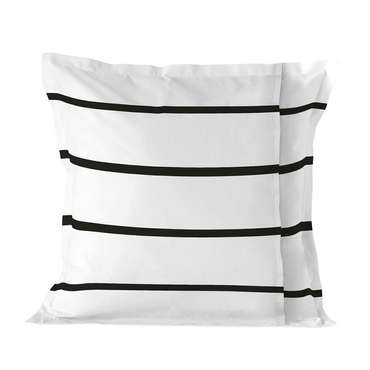 Наволочка Blanc Blush 60x60 с черными полосками