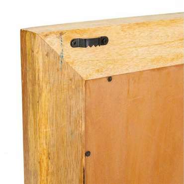 Настенное зеркало Белый Натуральный 3 x 51 x 42 cm Прямоугольный