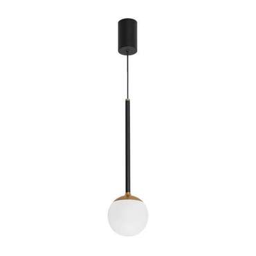 Подвесной светодиодный светильник Beads Hang 4000K бело-черного цвета