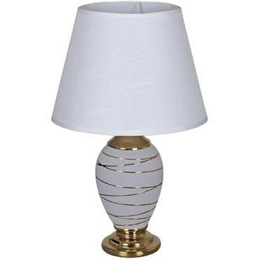 Настольная лампа 30336-0.7-01 (ткань, цвет белый)