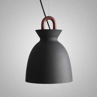 Подвесной светильник Omg Coil B черного цвета