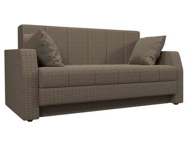 Прямой диван-кровать Малютка коричнево-бежевого цвета