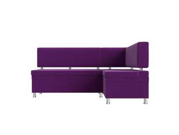 Угловой диван Стайл фиолетового цвета правый угол