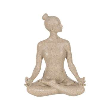 Декоративная фигура Бежевый Yoga 17,5 x 10,5 x 22,5