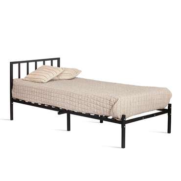 Металлическая кровать Bruno 90х200 черного цвета