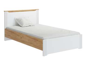 Кровать Эмилия 120х200 бело-бежевого цвета