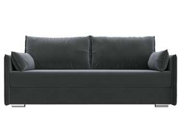 Прямой диван-кровать Сайгон серого цвета