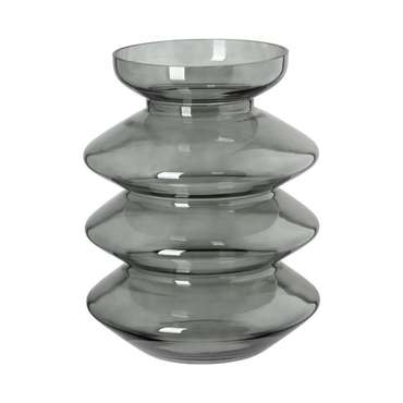 Ваза декоративная для цветов и сухоцветов Bevato серого цвета