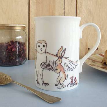 Кружка 'Owl Hare Mice'
