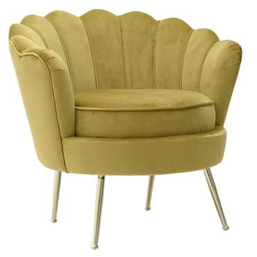 Кресло желто-зеленого цвета