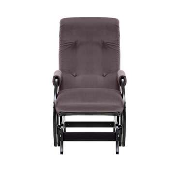 Кресло-качалка Модель 68 коричнево-лилового цвета