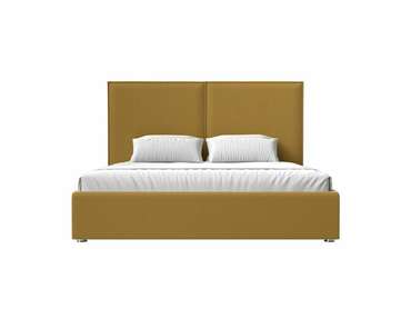 Кровать Аура 180х200 желтого цвета с подъемным механизмом