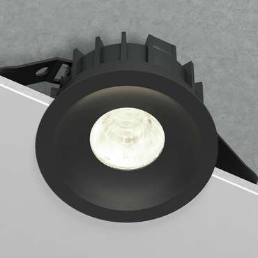 Светильник встраиваемый светодиодный Combi 20W 4000K черный 25069/LED