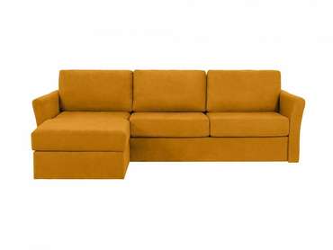 Угловой диван-кровать Peterhof горчичного цвета