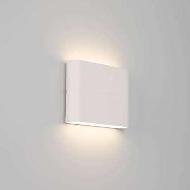 Настенный светильник SP-Flat 021086 (металл, цвет белый)