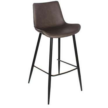 Полубарный стул Тревизо темно-серого цвета