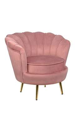 Кресло Pearl розового цвета