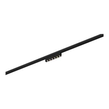 Магнитный трековый светильник Черный LED 1*5W 3000K 220Lm Ra&gt;90  IP20 L100xW10xH18 24V SUPER5