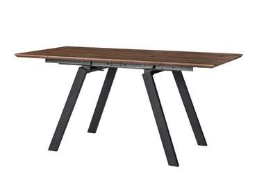 Обеденный раскладной стол цвета ореха