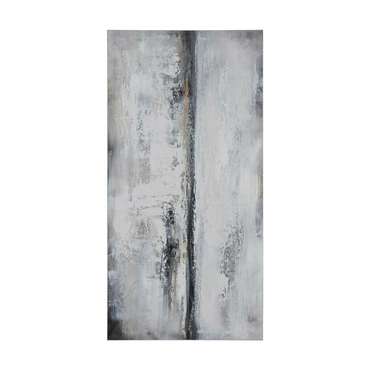 Картина Серый Абстракция 120 x 3 x 60 cm