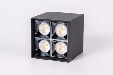 Накладной светильник XC002 12120202 (алюминий, цвет черный)