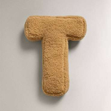 Детская подушка Letter t