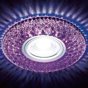 Точечный светильник LED S333 PI/CLD (стекло, цвет розовый)