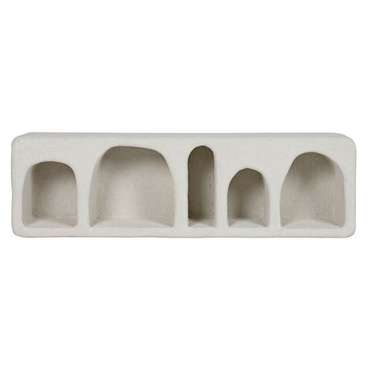 Полка Белый Ель Деревянный MDF 100 x 18 x 30 cm стена