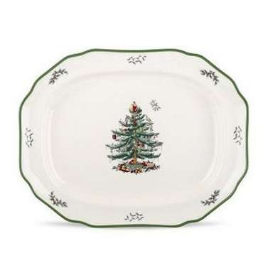 Блюдо прямоугольное SPODE CHRISTMAS TREE